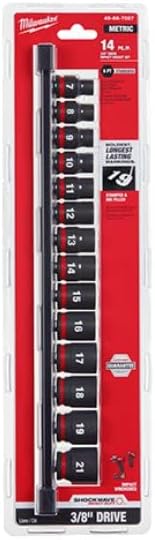 Milwaukee Electric Tool 14 Piece Shallow 3/8"" Drive