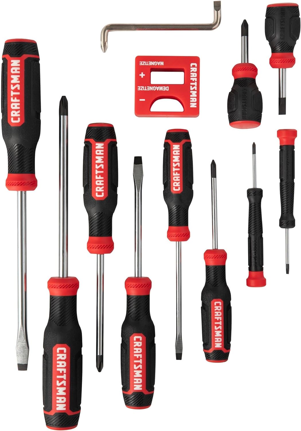 CRAFTSMAN Screwdriver Set, Bi-material, 12 Piece (CMHT65071N)